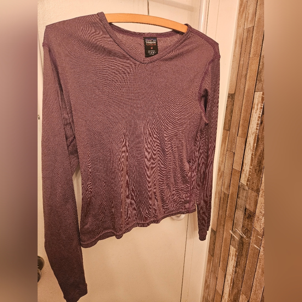 Patagonia Purple Long Sleeve. M